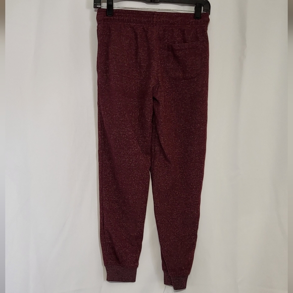 NBA Boys Burgundy Red Jogger Sweatpants Size Large (14/16) EUC 🐈 - Picture 7 of 8